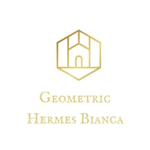GEOMETRIC HERMES BIANCA logo